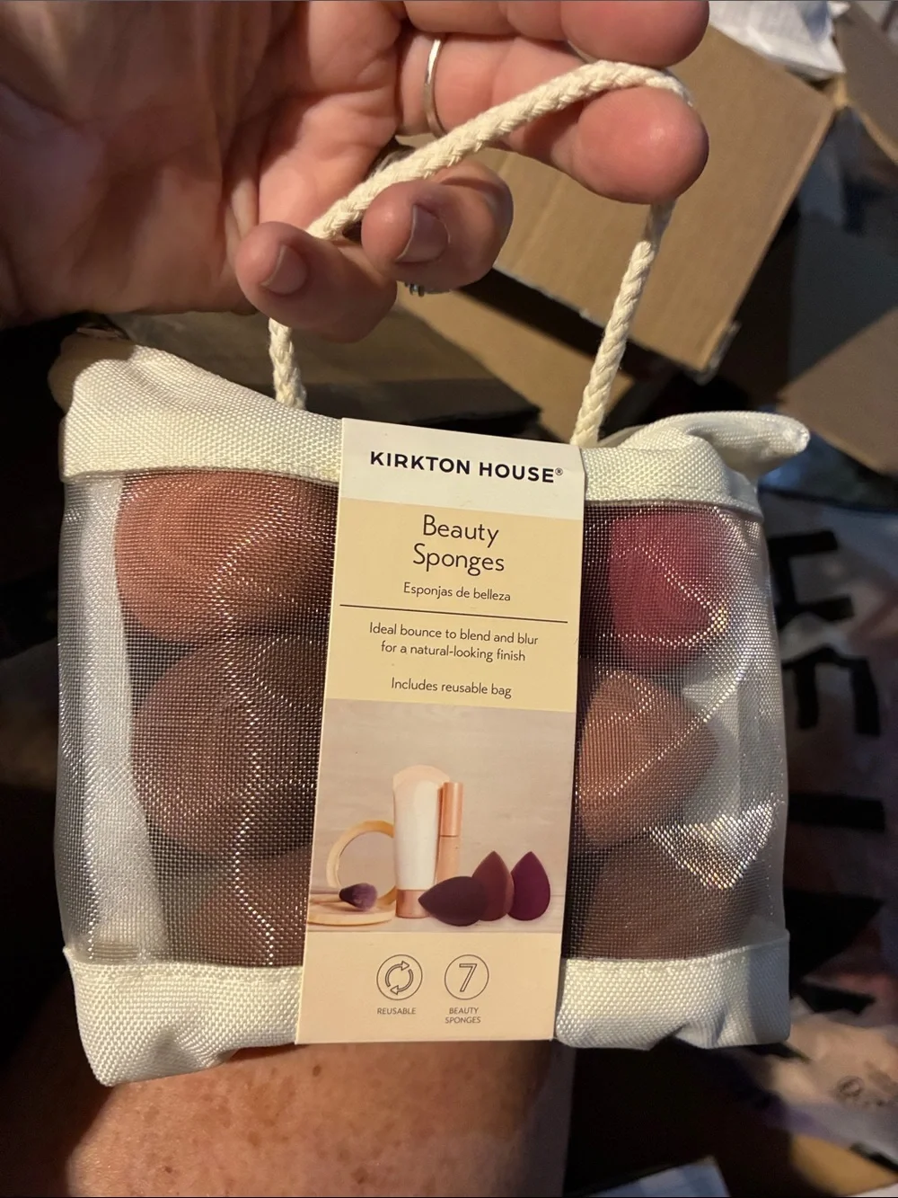 Kirkton House Beauty Sponges Set - Neutral & Berry Shades